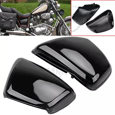 Gloss Black Side Battery Fairing Cover Fit For Yamaha Virago 700 750 1100 XV1100 • $25.98