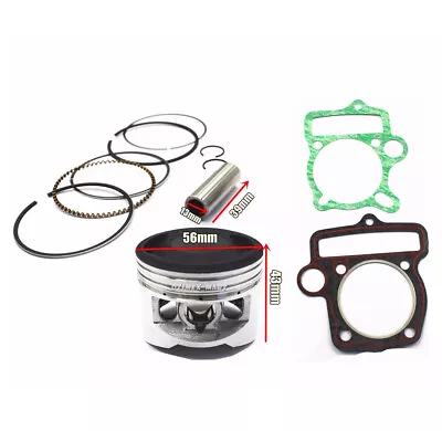 56mm 13mm Pin Piston Rings Kit + Gaskets YX 140cc Engine PIT PRO TRAIL DIRT BIKE • $35.95