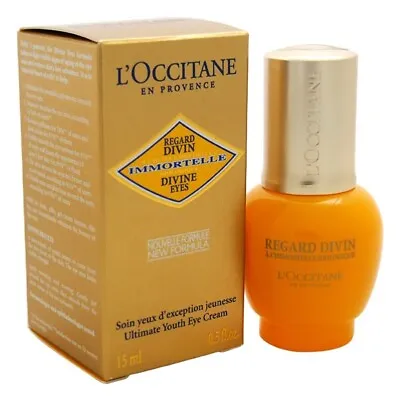 L'Occitane IMMORTELLE Divine Eyes Ultimate Youth Eye Cream 0.50 Oz Sealed Box • $123.91