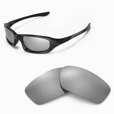 Walleva Titanium Polarized Replacement Lenses For Oakley Fives 4.0 Sunglasses • $16.99