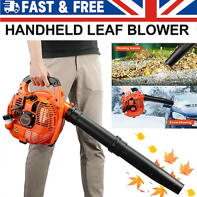 £62.85 • Buy Garden Yard Handheld Petrol Leaf Blower Powerful 26cc 2-Stroke Air Cooled Engine