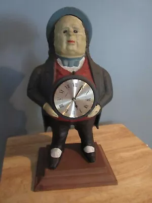 Bradley & Hubbard John Bull Reproduction Non-moving Eye Cast Iron Figure Clock • $49.99