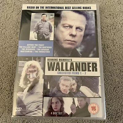 Wallander - Films 1 To 7  Region 2 DVD  New Sealed • £13