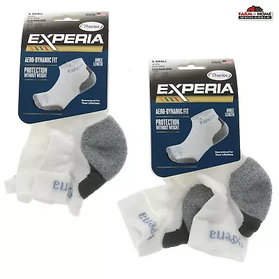 (2) Thorlo Experia No Show Low Cut Ankle Padded Running Socks X-Small ~ New • $12.21