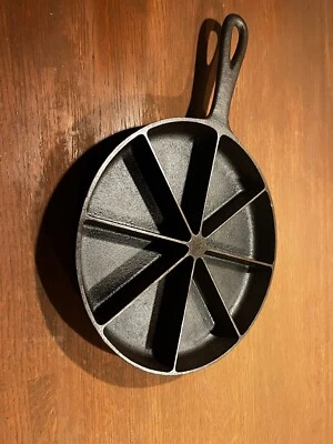 $25 • Buy Vintage Birmingham Stove & Range Cast Iron Corn Bread Skillet 8 Wedge.