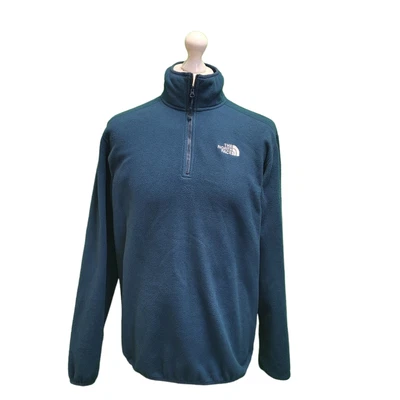 £34.99 • Buy Men's The North Face Blue 3/4 Zip Fleece Hiking Base Layer Uk M Eu 50 B792
