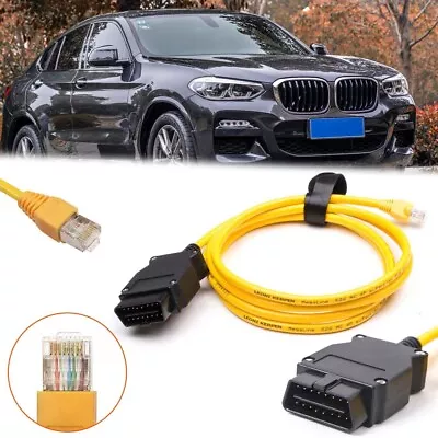 Ethernet To OBD Interface Cable ICOM ISTA Coding F-series For BMW ENET 2M • £5.79