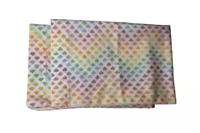 Vintage Marlborough Pastel Rainbow  Pillowcases Set Of 2 USA • $17.79