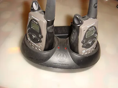 Motorola Talkabout T5710 Walkie Talkies With Dock Station • $49.99