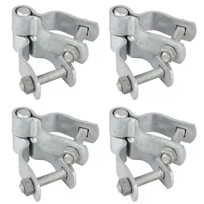 $26.99 • Buy 4 Sets Chain Link Fence Gate Post Hinge, Male And Female Hinge Carbon Steel
