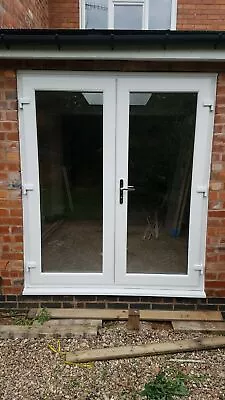 £630 • Buy White Upvc French Patio Doors - Double Glazed - New & Available In Various Sizes