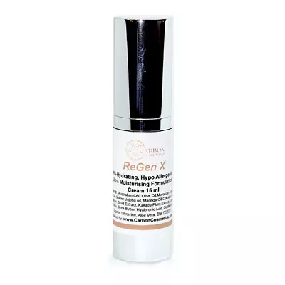 ReGen X Carbon 60 Hypo Allergenic Ultra Moisturising Cream 15ml • $48.99