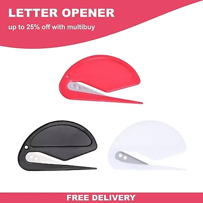 Mini Safety Knife Letter Envelope Opener Box Package Paper Cutter • £1.89