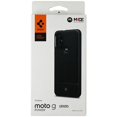 Spigen Core Armor Series Case For Motorola Moto G Power (2022) - Black • $8.75