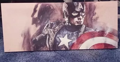 Captain America Canvas Wall Art • £5