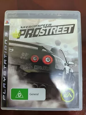 Need For Speed Pro Street + Manual (PlayStation 3 PS3 ) FAST FREE POST • $12.95