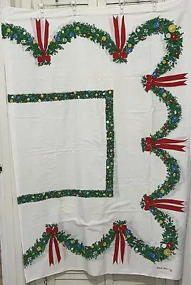 Vintage Ursula App Rectangle Cloth Holiday Christmas Tablecloth • $6