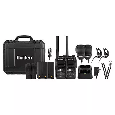 Uniden 5 Watt UHF Waterproof UHF CB Handheld - Tradies Pack UH785-2TP • $359