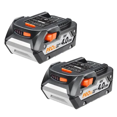 $79.98 • Buy (2) 18V 4Ah Li-Ion Battery For RIDGID AEG R840087 R840086 L1815R Cordless Tools