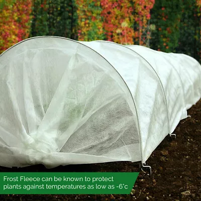 £4.59 • Buy Frost Protection Fleece Horticultural Plant Garden Fleece White 2mx10m / 2mx5m