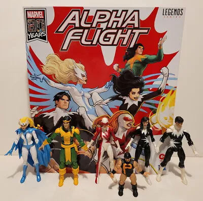 MARVEL LEGENDS ALPHA FLIGHT Figure Set AURORA GUARDIAN PUCK SHAMAN SNOWBIRD • $145