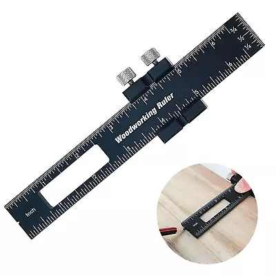 Precision Pocket Ruler Woodworking Machinist Engineer Ruler Construction Rulers  • $15.99