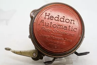 Vintage Heddon Automatic Free Stripping Fishing Reel * Not Working * Parts Only • $2