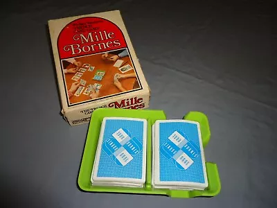 VINTAGE 1971 PARKER BROTHERS MILLE BORNES  CARD GAME NO.13 Missing Instruction ^ • $12.99