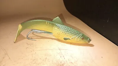 Vintage Made In France Vivif Green Large 6  Fish Lure • $7.50