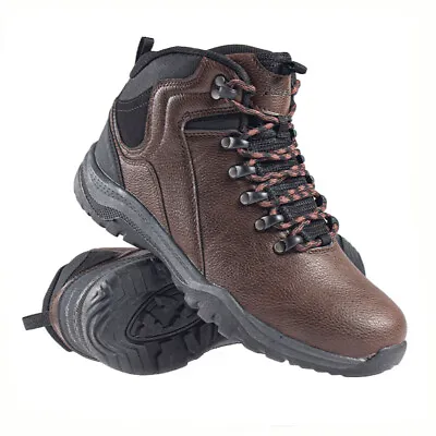 Mens Hiking Boots Waterproof Walking Ankle Winter Shoes Trail Trekking Trainers • £21.95