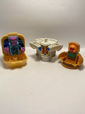 McDonalds Happy Meal Robot Food Changeables 1988 Lot Of 3 Transformers Set LB 1 • $18