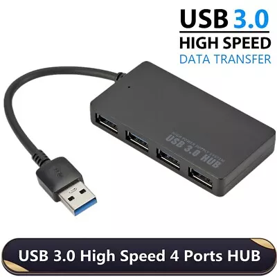 USB 3.0 HUB 4 Ports Fast Charging Expansion Splitter For Macbook Pro Laptop PC • $7.32