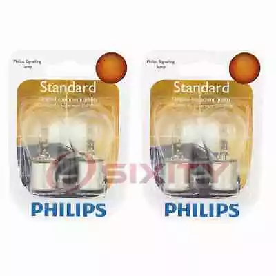 2 Pc Philips Brake Light Bulbs For Volvo 142 144 145 164 242 244 245 262 264 Vk • $9.95