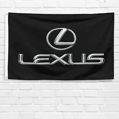 Lexus Logo Flag 3x5 FT Racing Car Show Banner Christmas Decor Wall Garage Shop • $13.99