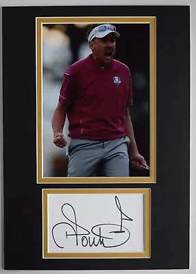 Ian Poulter Signed Autograph A4 Photo Display Golf Open Masters Sport COA AFTAL • $37.29