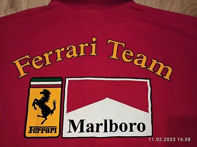 Ferrari Marlboro  F1 Team Michael Schumacher Polo Shirt Vintage  • $100