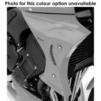 Ermax Radiator Scoops Cheeks Fairing Metallic Black Yamaha FZ1 2006 - 2015 • $191.48