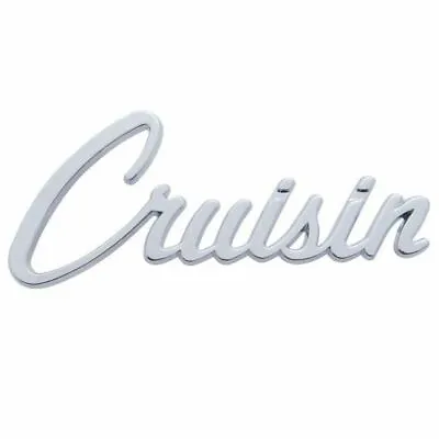 Ford Chevy Pickup Truck Custom Cruisin Script Emblem Rat Rod Dodge Olds • $17.84