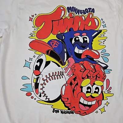 Minnesota Twins T-Shirt Shirt SIZE Medium Evan Weselmann Graphic Excellent  • $19.99