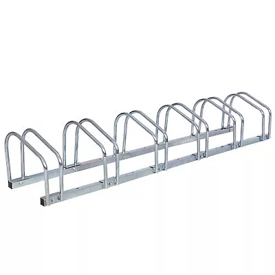 Garage Storage 5-Bike Bicycle Floor Type Parking Rack Stand Adjustable Bike Rack • $44.89