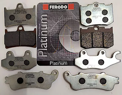 Ferodo Platinum Brake Pads Ant Kawasaki 400 Kh A3-5 1976-1978 • £17.26