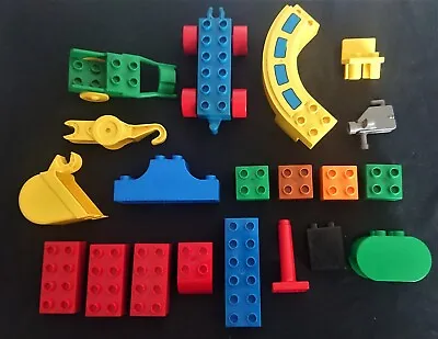 $8.90 • Buy 20 X Lego Duplo Pieces Bulk Lot Retro Assorted