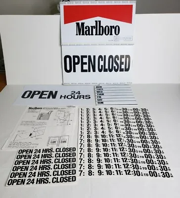 Vintage 1996 Marlboro Sliding Open/Closed Store Hours Sign New  • $49.98