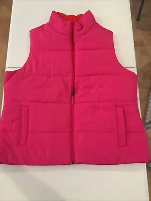 Merona Puff Vest Size XXL Pink Orange 2XL • $19.99