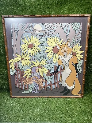 Maurice Sendak Cunning Little Vixen Rare Silk Illustration Framed 1981 Rare • $150