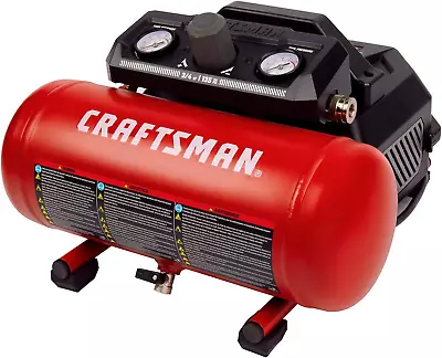 Craftsman Air Compressor 1.5 Gallon 3/4 HP Max 135 PSI Compressor Portable • $196.21