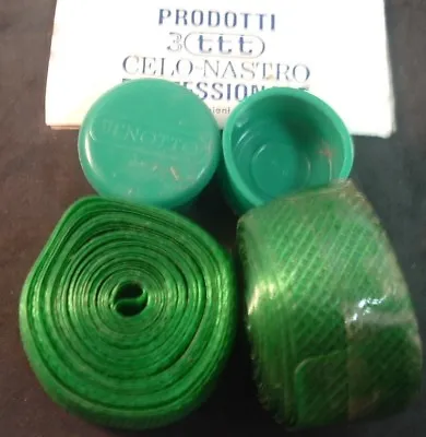 $19.99 • Buy 3TTT Cello Green Textured Road Handlebar Tape NEW / NOS Vintage Like Benotto NIB