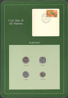 Coin Sets Of All Nations Surinam BU 1980-1985 Suriname • $4