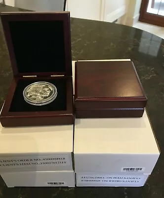 NEW Beautiful Coin/ Bullion Mahogany  Presentation Gift Case For Your Legacy. • £24.97