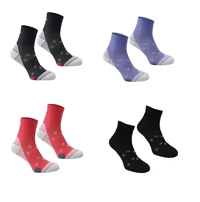 4 Pairs Ladies Karrimor Running Socks 1/4 Ankle Trainer Anti Odour Size 4-8 UK • £23.09